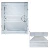 Set of 12 Stackable Clear Plastic Transparent Shoe Storage Box in Home