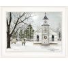 "I Heard the Bells on Christmas" By Billy Jacobs, Ready to Hang Framed Print, White Frame