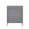 Metal Storage Cabinet with 4 Drawers for Office,Home,Garage