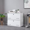 17.7"W Drawer Vertical File Cabinets - Lateral Filing Cabinets with Digital Keypad - Metal Steel Lockable Storage Cabinets for Home Office to Hanging