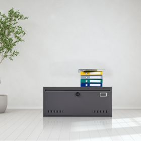 Electronic Digital Lateral File Cabinet, Large Drawer Metal Filing Cabinet with Hanging Rod for letter, A4, documents and so on, for Home Office using