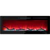 VEVOR Electric Fireplace Linear Fireplace 50'' Wall-mount/Recessed Voice Control