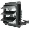 VEVOR Shutter Exhaust Fan, 12'' with Temperature Humidity Controller, EC-motor, 940 CFM, 10-Speed Adjustable Wall Mount Attic Fan, Ventilation and Coo