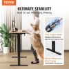 VEVOR Height Adjustable Desk, 47.2 x 31.5 in, 3-Key Modes Electric Standing Desk,Whole Piece Desk Board, Sturdy Dual Metal Frame, Max. Bearing 180 LBS