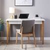 (Clearance Sale) Simple Solid Wood Straight Leg Desk With Drawer For Office Home XH