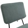 Corduroy Desk Chair Task Chair Home Office Chair Adjustable Height, Swivel Rolling Chair with Wheels for Adults Teens Bedroom Study Room,Green