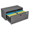 Electronic Digital Lateral File Cabinet, Large Drawer Metal Filing Cabinet with Hanging Rod for letter, A4, documents and so on, for Home Office using