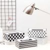 Wooden Tissue Box Holder Rectangle Simple Facial Tissue Box Cover for Home Office Restaurant