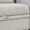 65" Pull Out Sofa Bed Modern Chenille Convertible Loveseat Sofa with Adjsutable Backrest, 2 Pillows, Cup Holders, USB Ports for Living Room, Apartment