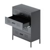 Metal Storage Cabinet with 4 Drawers for Office,Home,Garage