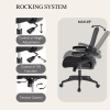 Ergonomic Office Chair Adjustable Height Computer Chair Breathable Mesh Home Office Desk Chairs with Wheels Comfy Executive Rolling Swivel Task Chair