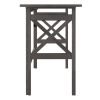 Xander Foldable Desk; Oyster Gray