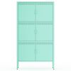 6 Door Metal Accent Storage Cabinet for Home Office,School,Garage