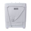 [No logo model replacement 30189854]Compact Twin Tub with Built-in Drain Pump XPB35-ZK35 14.3(7.7 6.6)lbs Semi-automatic Gray Cover Washing Machine