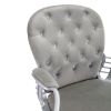 Velvet Home Office Chair with Wheels, Cute Chair with Side Arms and Wheels 360¬∞for Living Room, Bedroom,and Vanity Room,Bling Desk Nail Desk for Wome