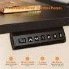 Sweetcrispy Electric Standing Desk with Drawer Adjustable Desk Ergonomic Rising Desk Computer Workstation,55 x 24 Inches Black