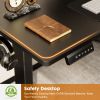 Sweetcrispy Electric Standing Desk with Drawer Adjustable Desk Ergonomic Rising Desk Computer Workstation,55 x 24 Inches Black