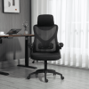 Ergonomic Office Desk Chair with wheels High Back Computer Task Chair Home Mesh Swivel Desk Chair with Adjustable Back Height & Flip up Arms & Lumbar