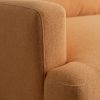 64" W Fabric Upholstered Love seat with metal Legs/High Resilience Sponge Couch for Living Room;  Bedroom;  Apartment; Yellow