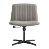 High Grade Pu Material. Home Computer Chair Office Chair Adjustable 360 ¬∞ Swivel Cushion Chair With Black Foot Swivel Chair Makeup Chair Study Desk C