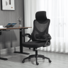 Ergonomic Office Desk Chair with wheels High Back Computer Task Chair Home Mesh Swivel Desk Chair with Adjustable Back Height & Flip up Arms & Lumbar