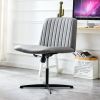 High Grade Pu Material. Home Computer Chair Office Chair Adjustable 360 ¬∞ Swivel Cushion Chair With Black Foot Swivel Chair Makeup Chair Study Desk C