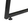 FCH Vintage Color 2-Tier Ladder Computer Desk with Storage Bookshelf, Modern Writting Table for Office and Home RT