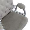 Velvet Home Office Chair with Wheels, Cute Chair with Side Arms and Wheels 360¬∞for Living Room, Bedroom,and Vanity Room,Bling Desk Nail Desk for Wome