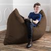 Jaxx 5.5 ft Pillow Saxx Bean Bag Pillow, Chocolate