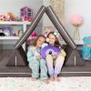 Jaxx Zipline Playscape - Imaginative Furniture Playset for Creative Kids, Charcoal