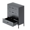 Metal Storage Cabinet with 4 Drawers for Office,Home,Garage