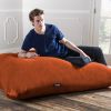 Jaxx 5.5 ft Pillow Saxx Bean Bag Pillow, Mandarin