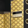 Electronic Digital Security Safe with Keypad and Key,21.65-Inch Safe Box for Home,Office and Hotel(Black)
