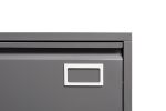 Electronic Digital Lateral File Cabinet, Large Drawer Metal Filing Cabinet with Hanging Rod for letter, A4, documents and so on, for Home Office using