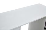 Home Office Computer Desk Table with Drawers White 41.73''L 17.72\'\'W 31.5\'\'H