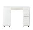 Home Office Computer Desk Table with Drawers White 41.73''L 17.72\'\'W 31.5\'\'H