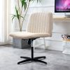 Fabric Material Home Computer Chair Office Chair Adjustable 360 ¬∞ Swivel Cushion Chair With Black Foot Swivel Chair Makeup Chair Study Desk Chair No