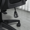 Ergonomic Office Desk Chair with wheels High Back Computer Task Chair Home Mesh Swivel Desk Chair with Adjustable Back Height & Flip up Arms & Lumbar