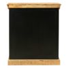 Home Office Cabinet with 3 Drawers and Metal Frame, Oak Brown and Black