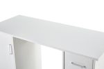 Home Office Computer Desk Table with Drawers White 41.73''L 17.72\'\'W 31.5\'\'H