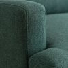 64" W Fabric Upholstered Love seat with metal Legs/High Resilience Sponge Couch for Living Room;  Bedroom;  Apartment; Emerald