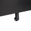 3-Drawer Mobile File Cabinet with Lock, Office Storage Filing Cabinet for Legal/Letter Size, Pre-Assembled Metal File Cabinet Except Wheels Under Desk