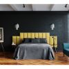 Jaxx Panelist Modern Padded Headboard ‚Äì Set of 4 Wall Mounted Panels (Each 11.25" x 30") - Queen, Plum Microvelvet