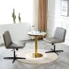High Grade Pu Material. Home Computer Chair Office Chair Adjustable 360 ¬∞ Swivel Cushion Chair With Black Foot Swivel Chair Makeup Chair Study Desk C