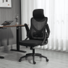 Ergonomic Office Desk Chair with wheels High Back Computer Task Chair Home Mesh Swivel Desk Chair with Adjustable Back Height & Flip up Arms & Lumbar