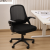 Ergonomic Office Chair Adjustable Height Computer Chair Breathable Mesh Home Office Desk Chairs with Wheels Executive Rolling Swivel Chair with Flip-U