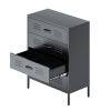 Metal Storage Cabinet with 4 Drawers for Office,Home,Garage