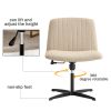 Fabric Material Home Computer Chair Office Chair Adjustable 360 ¬∞ Swivel Cushion Chair With Black Foot Swivel Chair Makeup Chair Study Desk Chair No