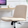 Fabric Material Home Computer Chair Office Chair Adjustable 360 ¬∞ Swivel Cushion Chair With Black Foot Swivel Chair Makeup Chair Study Desk Chair No