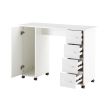 Home Office Computer Desk Table with Drawers White 41.73''L 17.72\'\'W 31.5\'\'H